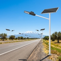 Lampe solaire LED extérieure monocristalline 100W tout-en-un étanche IP65 avec batterie LiFePO4 et contrôleur MPPT 140 - Meilleures ventes