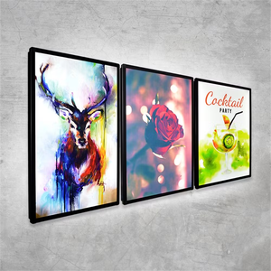Đa Kích thước siêu mỏng hộp Đèn Áp phích hiển thị dấu hiệu tùy chỉnh Snap khung Led Slim hộp Đèn - Product Image 5