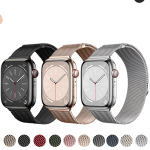 Bracelet magnétique <span class=keywords><strong>Milanese</strong></span> pour I Watch 6/<span class=keywords><strong>7</strong></span>/8/se, bracelet de luxe tendance, 42/44/45/49 mm, bracelet de montre en métal - Product Image 4