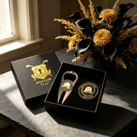 Offre Spéciale : Kit d'outils de réparation de divots de golf en gros, personnalisé avec logo gravé, épaissi, par des fabricants et fournisseurs d'or