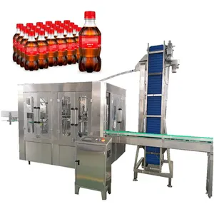 Automatische Plastic Fles Bruisend Water Koolzuurhoudende Co2 Cola Frisdrank Vulmachine Complete Productielijn Oplossing