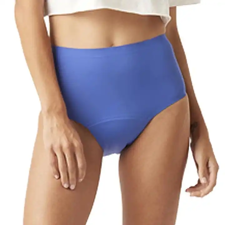customize blue seamless menstrual panties incontinence