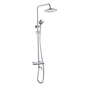 Ensemble <span class=keywords><strong>de</strong></span> pommeau <span class=keywords><strong>de</strong></span> <span class=keywords><strong>douche</strong></span> <span class=keywords><strong>thermostatique</strong></span>, <span class=keywords><strong>colonne</strong></span> réglable en noir, <span class=keywords><strong>douche</strong></span> <span class=keywords><strong>de</strong></span> pluie - Product Image 1