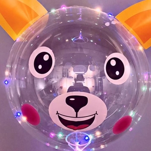 Globo Bobo <span class=keywords><strong>de</strong></span> Dibujos Animados Barato <span class=keywords><strong>de</strong></span> 24 Pulgadas, <span class=keywords><strong>Globos</strong></span> LED que se Iluminan para Decoración <span class=keywords><strong>de</strong></span> Bodas y Fiestas <span class=keywords><strong>de</strong></span> <span class=keywords><strong>Navidad</strong></span>, <span class=keywords><strong>Globos</strong></span> Intermitentes <span class=keywords><strong>con</strong></span> Palitos - Product Image 4