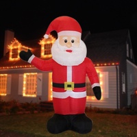 4ft Polyester écologique nouveau modèle de père noël gonflable de noël pour les décorations de fête de vacances de pelouse