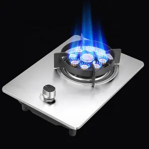 Modern Kitchen Appliances Built-in Stainless Steel Countertop Single 1 Burner Gas Stove Cooking Gas Stove