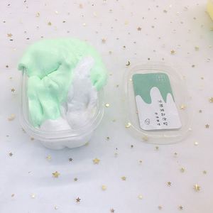 Custom 4-Color Unisex Dream Slime Butter Air Fluffy Could Fruit Scented Play Dough Clay Foam <b>Plasticine</b> Kit - Product Image 4