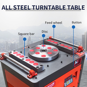 Máy uốn thép cốt thép hạng nặng điều khiển bằng PLC bán tự động năng suất cao bảo hành dài hạn thiết bị chuyên nghiệp - Product Image 2