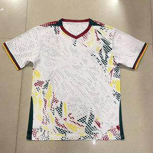 قمصان كرة قدم بالجملة من المصنع، إصدار المشجعين وإصدار اللاعبين لموسم 2627 لمنتخب الكاميرون، قمصان عالية الجودة سريعة الجفاف وقابلة للتنفس - Product Image 3