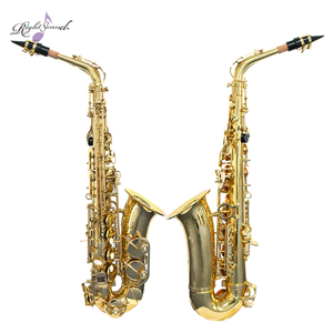 <span class=keywords><strong>Saxophone</strong></span> Eb ALTO pour débutants et étudiants Instruments de musique en laiton jaune avec prix de gros d'usine bon marché - Product Image 4