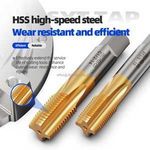 Hsse tin hiệu suất cao ống threading công cụ 55 60 độ ZG/PT/rc1/2L HSS rãnh thẳng người anh Ống vít threading vòi - Product Image 4