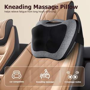 2025 nouveau intelligent compresse Vibration soulagement de la douleur mousse à mémoire soutien du cou cervical chaleur Massage oreiller Relaxation traiter coussin coussin - Product Image 6