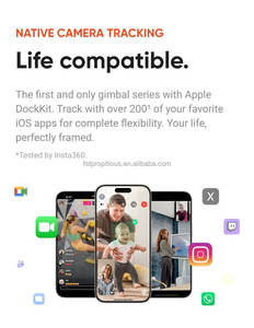 <span class=keywords><strong>Insta360</strong></span> <span class=keywords><strong>Flow</strong></span> 2 Pro / <span class=keywords><strong>Flow</strong></span> Pro Smartphone alimenté par l'IA avec suivi automatique du cardan, stabilisation 3 axes pour Android Iphone - Product Image 6