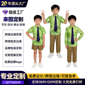 Ensemble de chemises Zootopia Nick Wilde pour enfants, costume de performance, collection été 2026, ensemble de vêtements pour garçons en fibre de polyester - Product Image 5