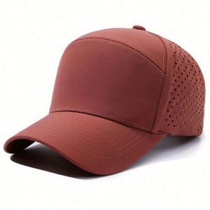Casquette de camionneur pour homme à 7 panneaux de haute qualité BSCI, personnalisable avec logo, perforée au laser, pour l'extérieur, vente en gros - Product Image 6