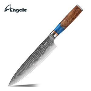 7.5 inch Damascus Nhật Bản aus10 siêu thép 67 lớp carbon cao dao cạo sắc nét tốt nhất nhà bếp đầu bếp dao cho butcher của công việc - Product Image 6