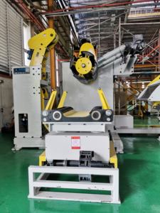 0.3-4.5 मिमी मोटी क्रोमियम-प्लेटेड धातु शीट के लिए हैइवेई भारी शुल्क 3-इन-1 अनकोइलर सीधे फीडर सिस्टम - Product Image 3