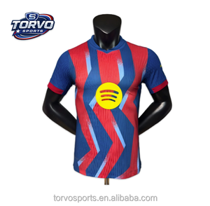 Conjunto Deportivo Moderno Estilo Blockcore, Tercera Equipación del Barça 2026, Camiseta de Fútbol con Tejido Jacquard Avanzado - Product Image 1