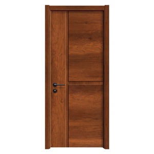 Placage de noyer noir Intérieure Affleurante Porte en <span class=keywords><strong>bois</strong></span> Avec Serrure de Porte Coulissante YH-705 - Product Image 1