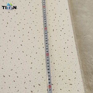 Plaques en fibre minérale 62X62 Panneaux de <span class=keywords><strong>plafond</strong></span> acoustiques insonorisés Noir 2X4 Carreau de <span class=keywords><strong>plafond</strong></span> lisse - Product Image 5