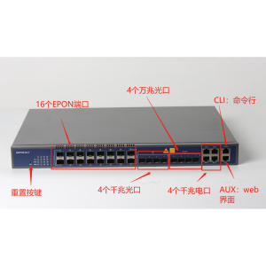 EPON OLT fournit 16 ports EPON, 12 ports de liaison ascendante, ne contient pas le module SFP, châssis indépendant, petite taille, OLT haute densité. - Product Image 5