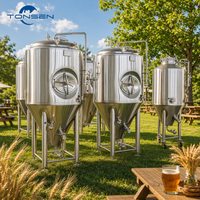 Fermenteur 5bbL 8bbl 10bbl, Cuve de Fermentation pour Brasserie, Cuve de Fermentation pour Bière Artisanale, Équipement de Brasserie