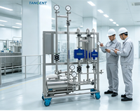 TANGENT Nouvelle membrane d'ultrafiltration céramique de haute qualité pour modèle de machine CRP, boîtier robuste, 1000 L/heure, garantie de 2 ans