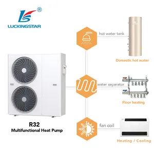 Multifunctionele R32 Verwarming En Koeling Warm Water A Lucht-Water Warmtepomp Boilers