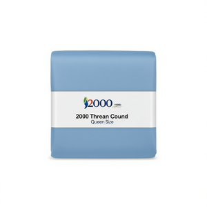 Juego de Sábanas de Microfibra de 2000 Hilos, Tamaño Queen, Sin Arrugas, para Uso Doméstico - Product Image 1