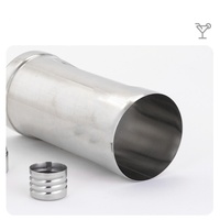 Coctelera de Acero Inoxidable 304 de Tres Secciones, Herramienta para Mezclar Bebidas, Coctelera en Forma de Botella, Venta al por Mayor