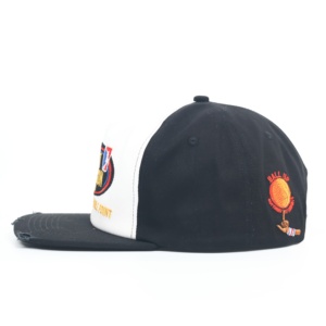 หมวกปักโลโก้ขายส่ง หมวกปักโลโก้แบบกำหนดเอง หมวกปีกแบนแบบ Snapback 5/6 แผง ทรงไม่แข็ง - Product Image 4