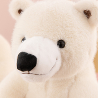 Juguete de Peluche de Oso Polar para Madre e Hijo, Redondo, Bonito y Regordete, Muñeco de Peluche Encantador, Juguete para Niños