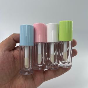 Envase Vacío de 6 ml para Cosméticos, Mini Tubo de Lápiz Labial Rosa de Lujo, Tubos Personalizados para Brillo Labial con Logotipo - Product Image 5