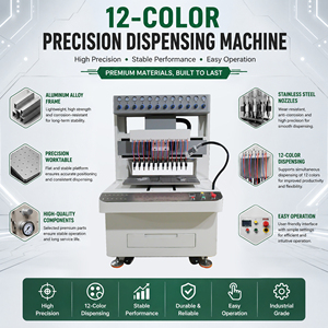 Food-Grade Stainless Steel 12-Color High Automatic <b>Glue</b> Dispensing Dropping Machine 0.01 Accuracy - Product Image 2
