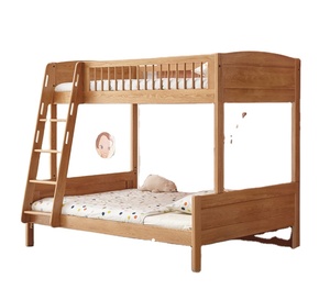 Haya Pino Madera Cama de noche <span class=keywords><strong>Cuna</strong></span> Gemelos Litera Diseño moderno Seguridad Bebé - Product Image 1