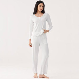 Ensemble de pyjama personnalisé pour femme, vêtements de détente, pyjama femme, vêtements de nuit, ensembles de pyjama pour femmes, vêtements de nuit pour femmes, vêtements de maison, tissu doux en modal et bambou - Product Image 2