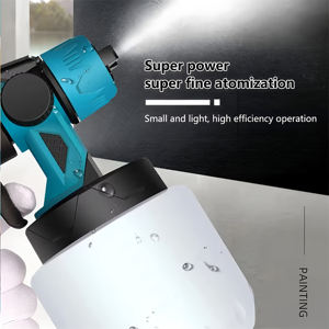 <span class=keywords><strong>Pistolet</strong></span> de pulvérisation sans fil <span class=keywords><strong>Makita</strong></span>, <span class=keywords><strong>pistolet</strong></span> de pulvérisation <span class=keywords><strong>à</strong></span> charge sans fil, outil de pulvérisation électrique portatif pour la <span class=keywords><strong>peinture</strong></span> de meubles et le travail du bois - Product Image 5