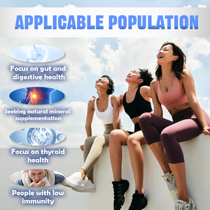 קפסולות אצות ים OEM סופרפוד 60 כמוסות, מועשרות בתמצית שורש בורדוק ואצות חומות. - Product Image 4