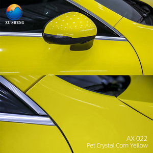 Vente en gros de film vinyle PET super brillant pour carrosserie automobile, cristal gris sidéral, emballage auto-adhésif sans bulles d'air, 1 an, changement de couleur pour voiture - Product Image 3