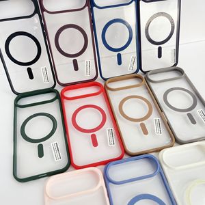 Coque de téléphone portable magnétique antichoc en TPU+PC à couverture intégrale de luxe Fashion Macron pour <span class=keywords><strong>iPhone</strong></span> 12 <span class=keywords><strong>13</strong></span> 14 15 16 17 Pro Max Air - Product Image 2