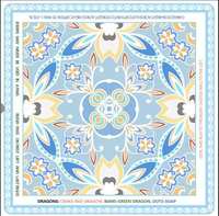 Tapis de jeu de Mahjong américain de luxe moderne avec motif floral bleu imprimé poker, antidérapant et insonorisant
