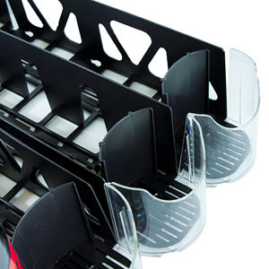 Largeur réglable de plateaux d'étagère de marchandisage de poussoir à voie unique pour le système de poussoir d'étagère en métal de boisson de bouteille suspendue - Product Image 6