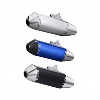 Silencieux d'échappement universel pour moto Akra 51MM en acier inoxydable avec DB Killer, ligne d'échappement Ninja250 Z400 R3 Mt07 R15 Xsr155 Adv150 Uni