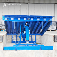 Niveleur de quai mécanique Everbesten à fosse fixe, élévateur à ressort mécanique de 15 tonnes avec pont en acier Q235 pour le chargement de conteneurs et de camions