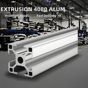 Perfil de Extrusión de Aluminio Negro, Componente para Transportador, Perfil de Aluminio para Estructura de Transportador, Procesamiento Personalizado - Product Image 2