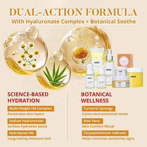 Brightening Skincare Beauty Products Whitening Facial Kit Soothing Turmeric Skin Care Set - Product Image 4
