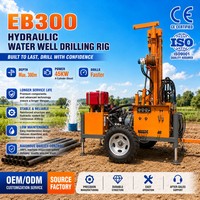 Machine de forage de puits d'eau 300M robuste, directement de l'usine, pour les entrepreneurs en forage de puits