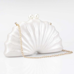 Cute <strong>Ivory</strong> Pearl Color Acrylic <strong>Clutch</strong> <strong>Bag</strong> <strong>for</strong> Women Hard-Cased Shell Evening Purse Handbag <strong>for</strong> <strong>Wedding</strong> Party Dating-a Stylish - Product Image 3