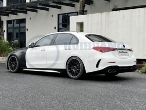 Kit de carrocería para guardabarros de parachoques delantero Clase C para <span class=keywords><strong>Mercedes</strong></span> <span class=keywords><strong>Benz</strong></span> W206 2022 <span class=keywords><strong>2023</strong></span> 2024 2025 actualización a W206 Kit de carrocería de cuerpo ancho <span class=keywords><strong>C63</strong></span> <span class=keywords><strong>AMG</strong></span> - Product Image 5