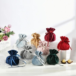 European-style Eco-Friendly Small Plush Velvet Fairy Bag Bundle Wedding <b>Sweet</b> <b>Gift</b> <b>Box</b> Souvenir <b>Gifts</b> Available - Product Image 2